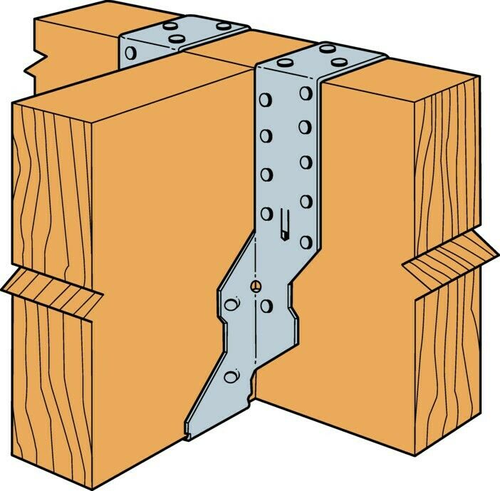 Simpson Strong-Tie Joist Hanger JHA450/137 Adjustable Height Strap 137mm Width - Triple Joist Support