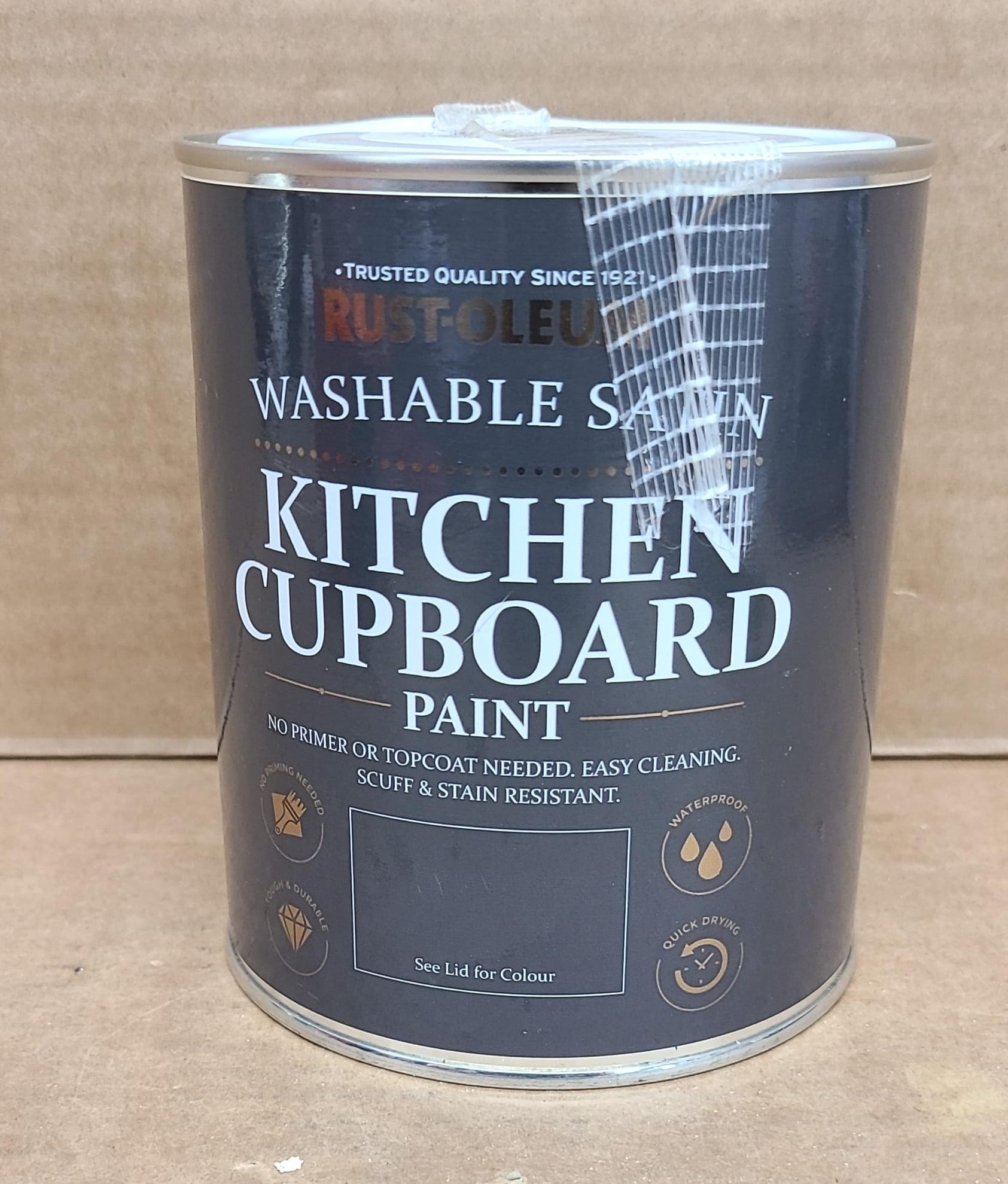 Rust-Oleum Mid-Anthracite Satin Kitchen Cupboard Paint -A1. 0512