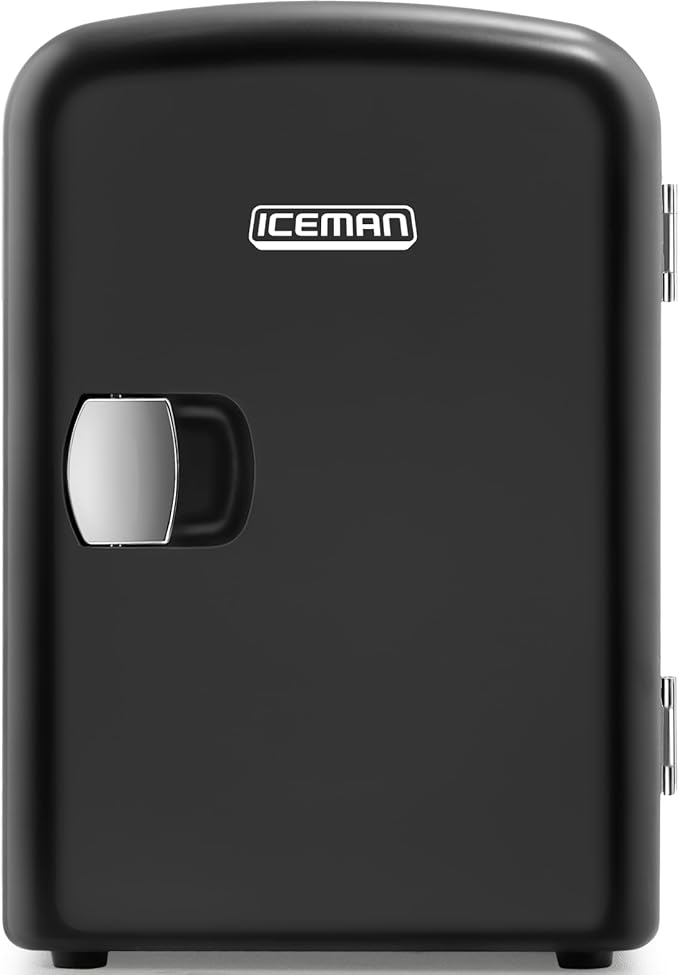 Iceman Black Portable Mini Fridge