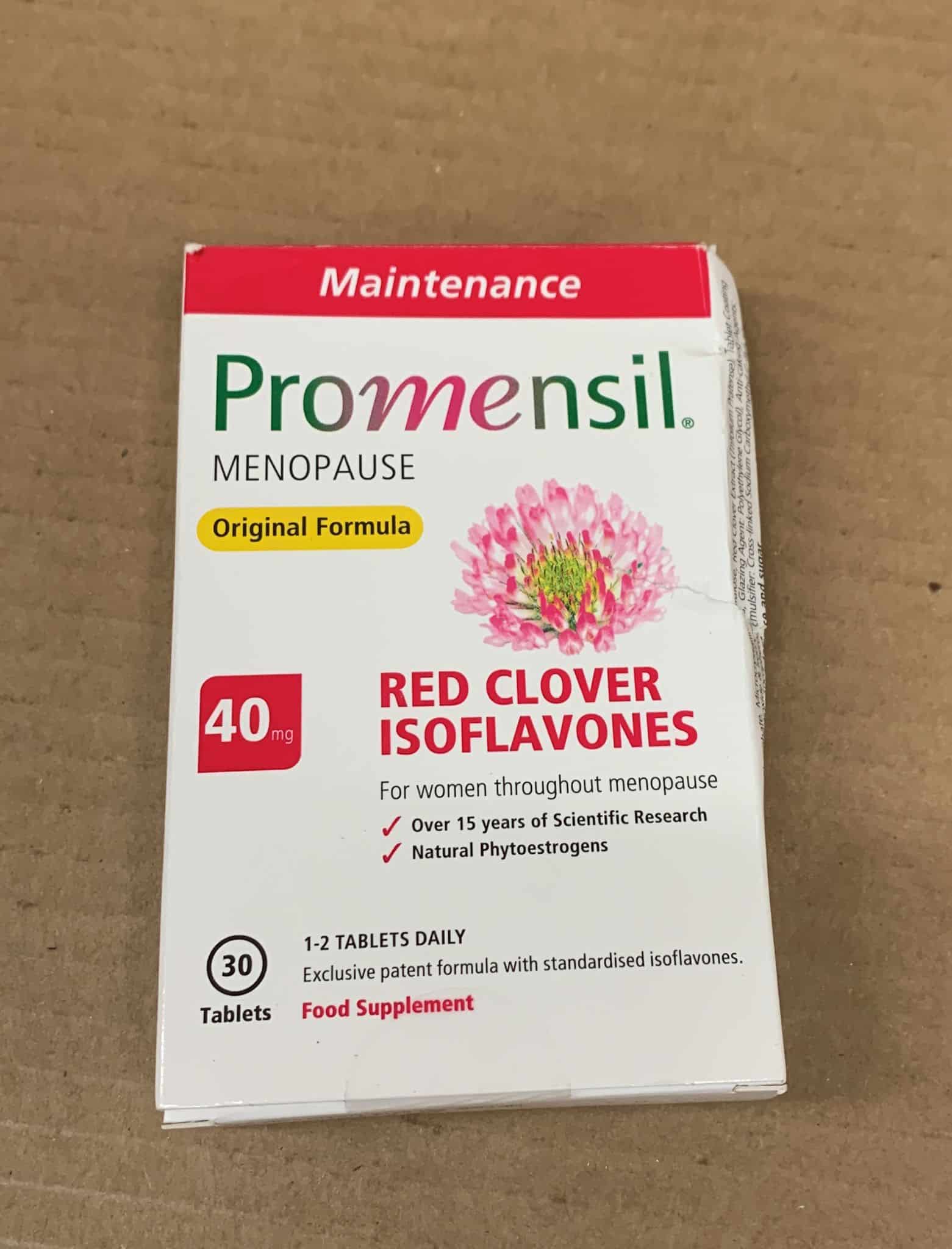 Promensil Menopause -Original Maintenance-Red Clover -Isoflavones -40mg -Pack of 30-1037
