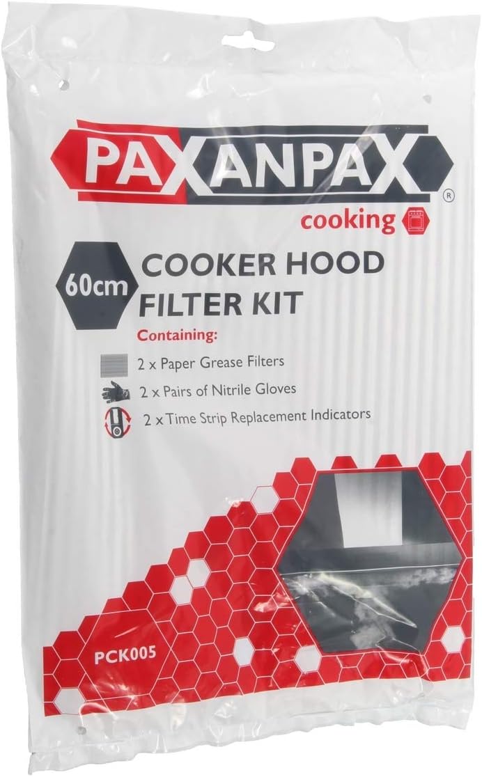 Paxanpax PCK005 Universal Cooker Hood Paper Grease Filters with Saturation Indicator (Pack of 2) -2165