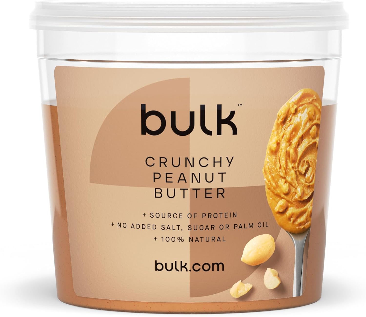 Bulk Natural Roasted Peanut Butter Tub, Crunchy, 1 kg-Exp: 17/07/2024-0150