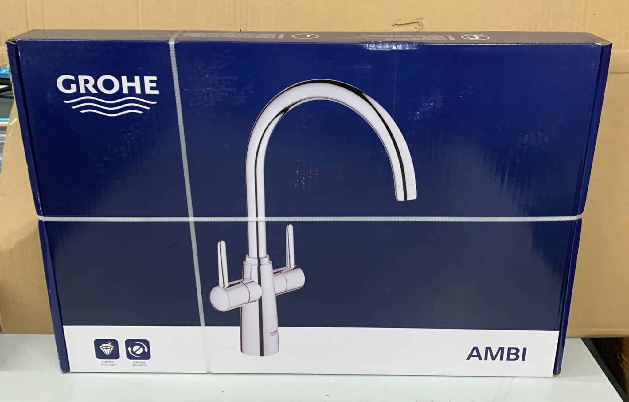 Grohe Ambi Chrome effect Kitchen Monobloc Tap 4102