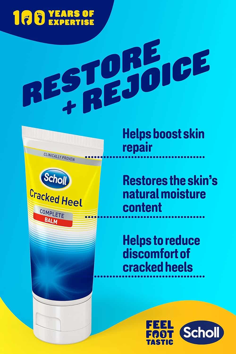 Scholl Cracked Heel Repair Moisturizing Cream Active Repair K+-28710