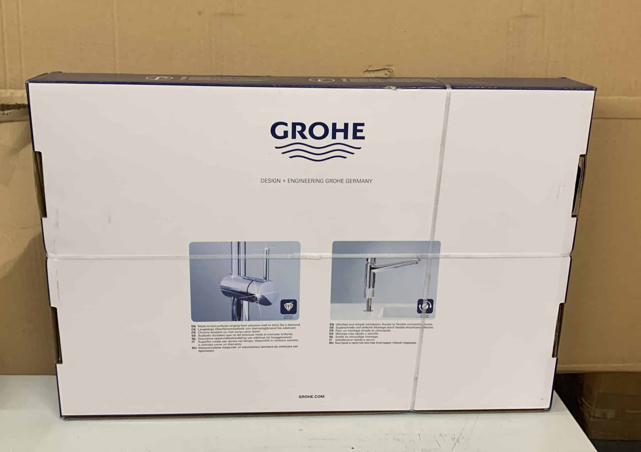 Grohe Ambi Chrome effect Kitchen Monobloc Tap 4102