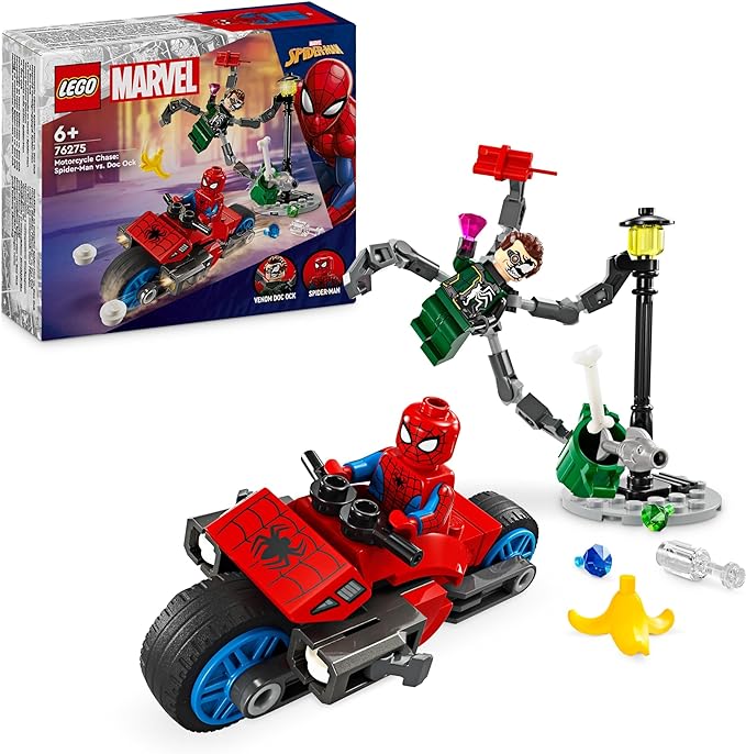 LEGO Marvel Motorcycle Chase: Spider-Man vs. Doc Ock