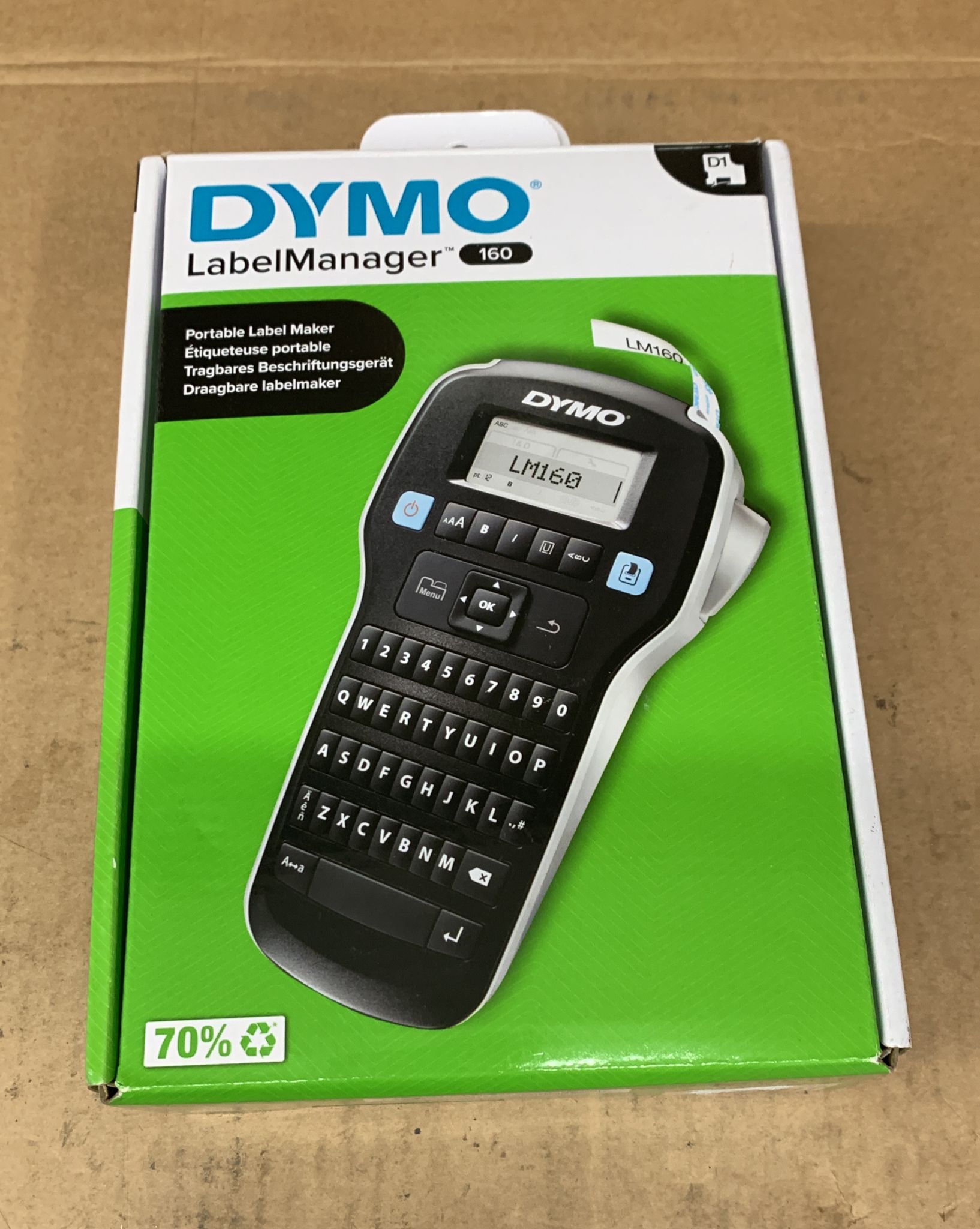 Dymo LabelManager 160 Label Maker | Handheld Label Printer-OV2  6123