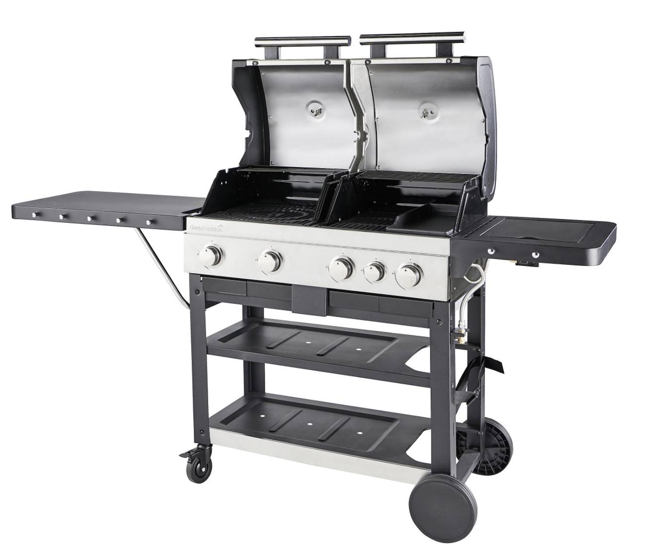 GoodHome Freestone 4.1 Black 4 burner Gas Barbecue 9531