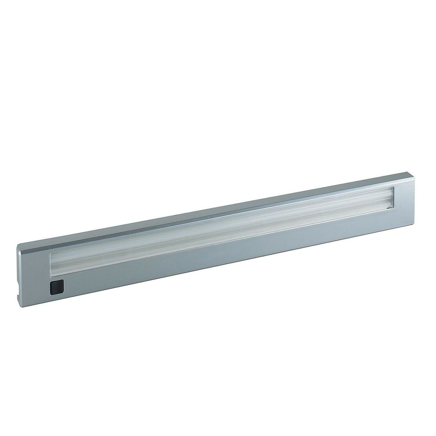 IT Kitchens Aluminium Mains-powered Fluorescent Under cabinet light-7.1cm-0323