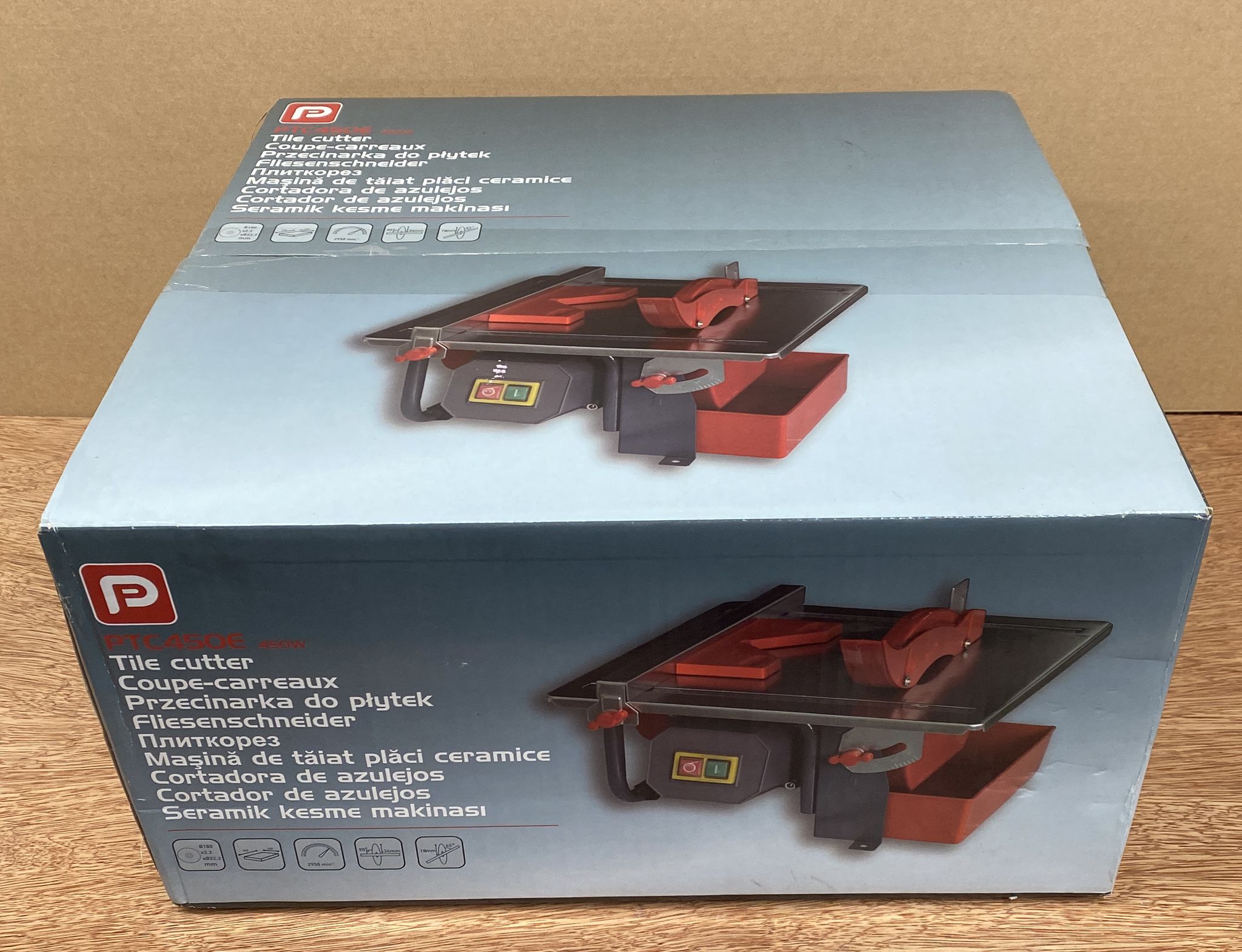 Performance Power 450W 230-240V Tile cutter PTC450E 8019