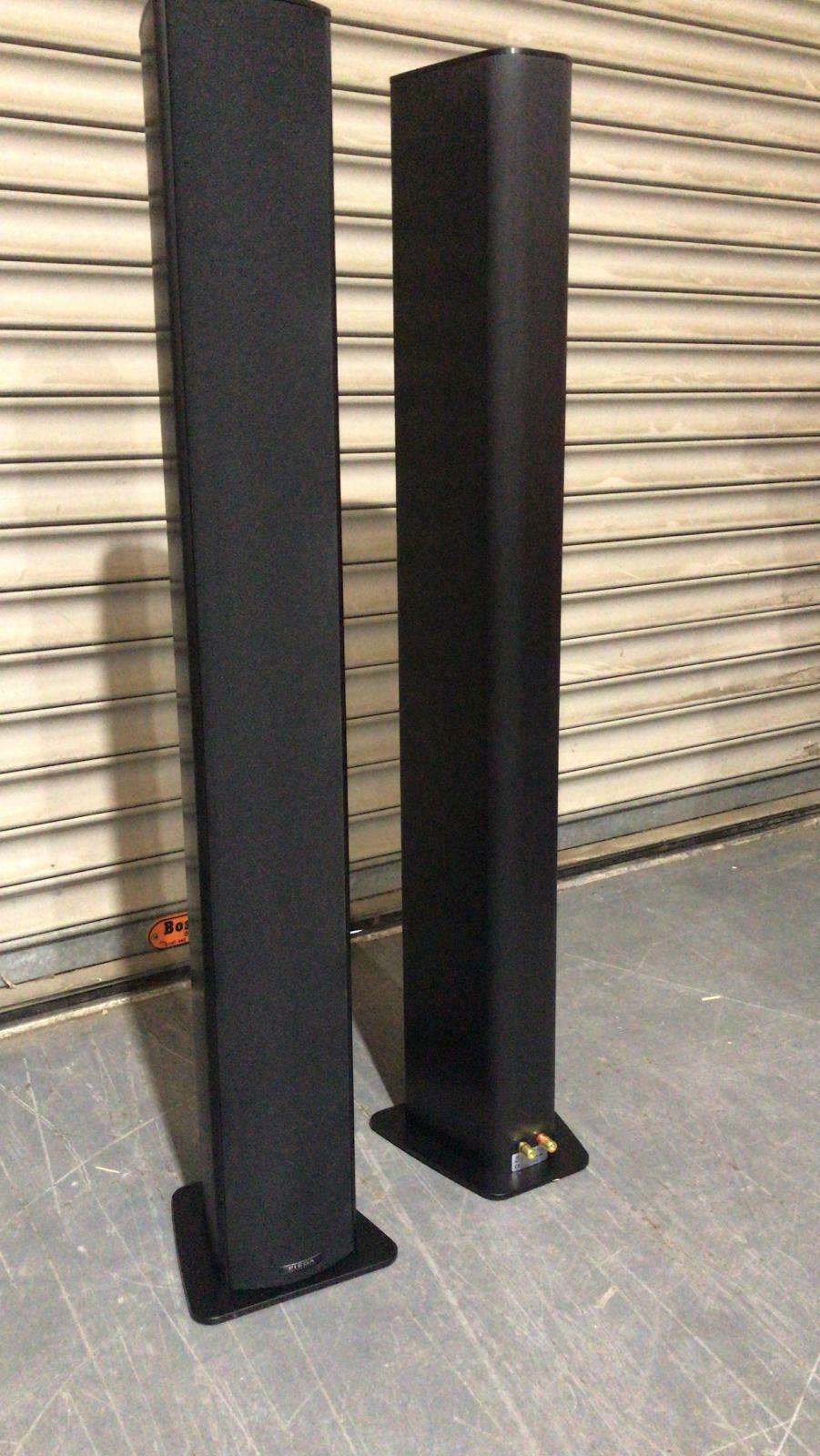 Piega Switzerland TMicro 60 AMT Premium Standing Two Speakers Black Anodized 113