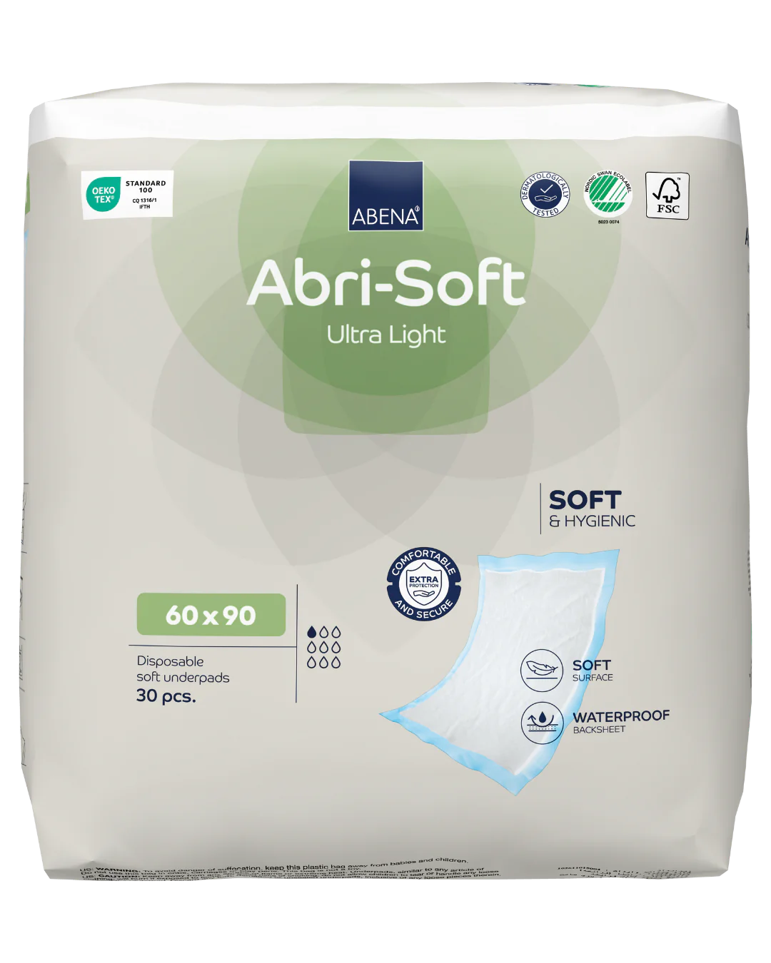 Abri-Soft Ultra Light disposable underpad - 60x90cm- 5660