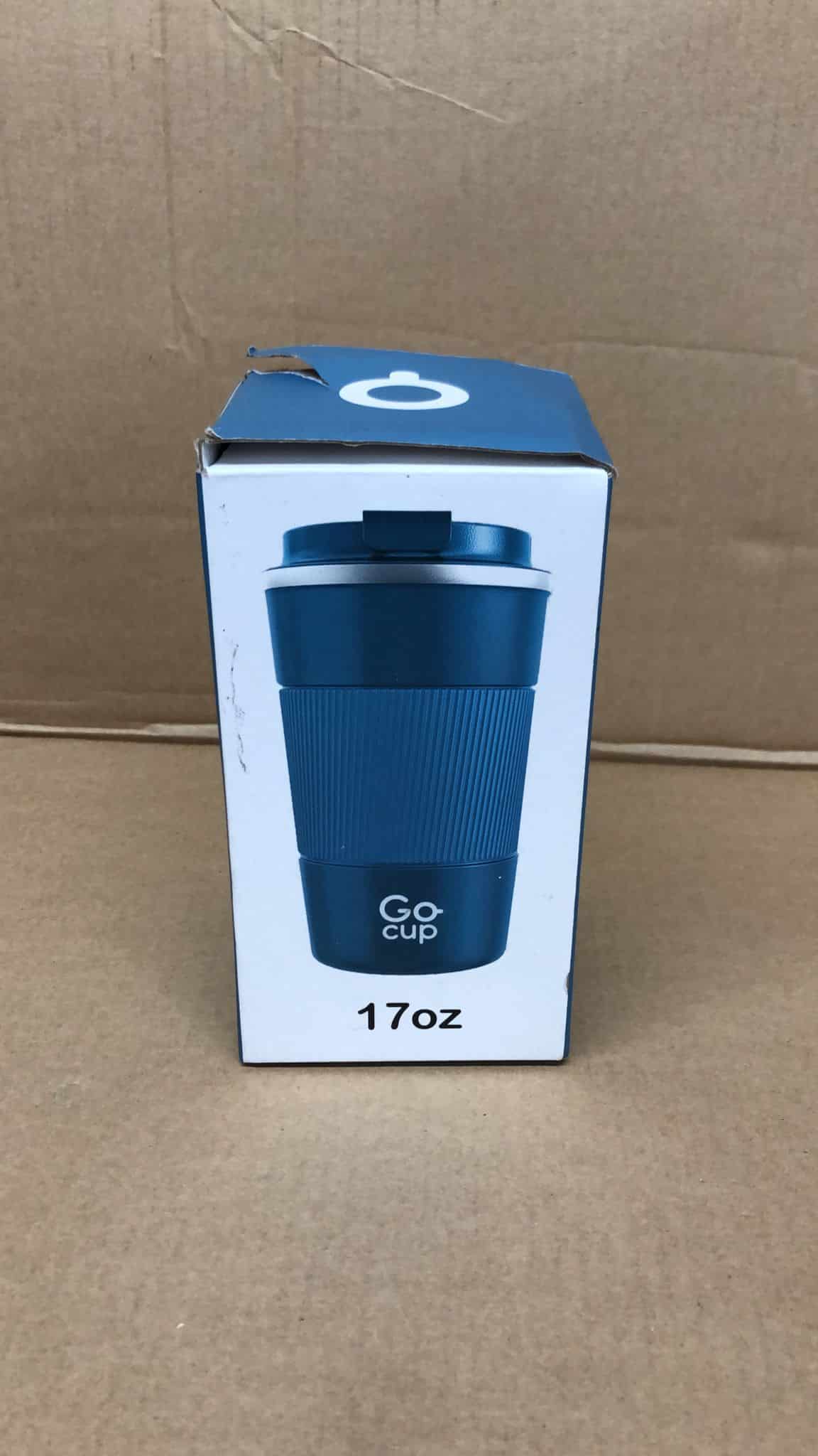 GoCup Travel Mug, Insulated Reusable Coffee Cup with Spill Proof Lid 10173