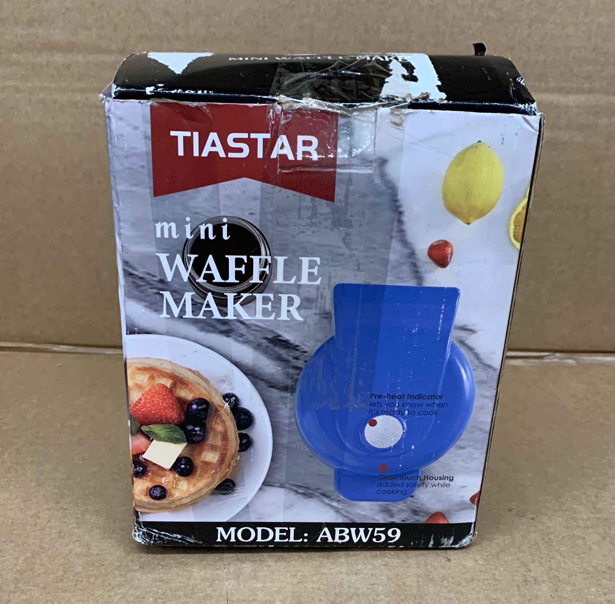 Tiastar Waffle Iron, Mini Waffle Maker- 0736