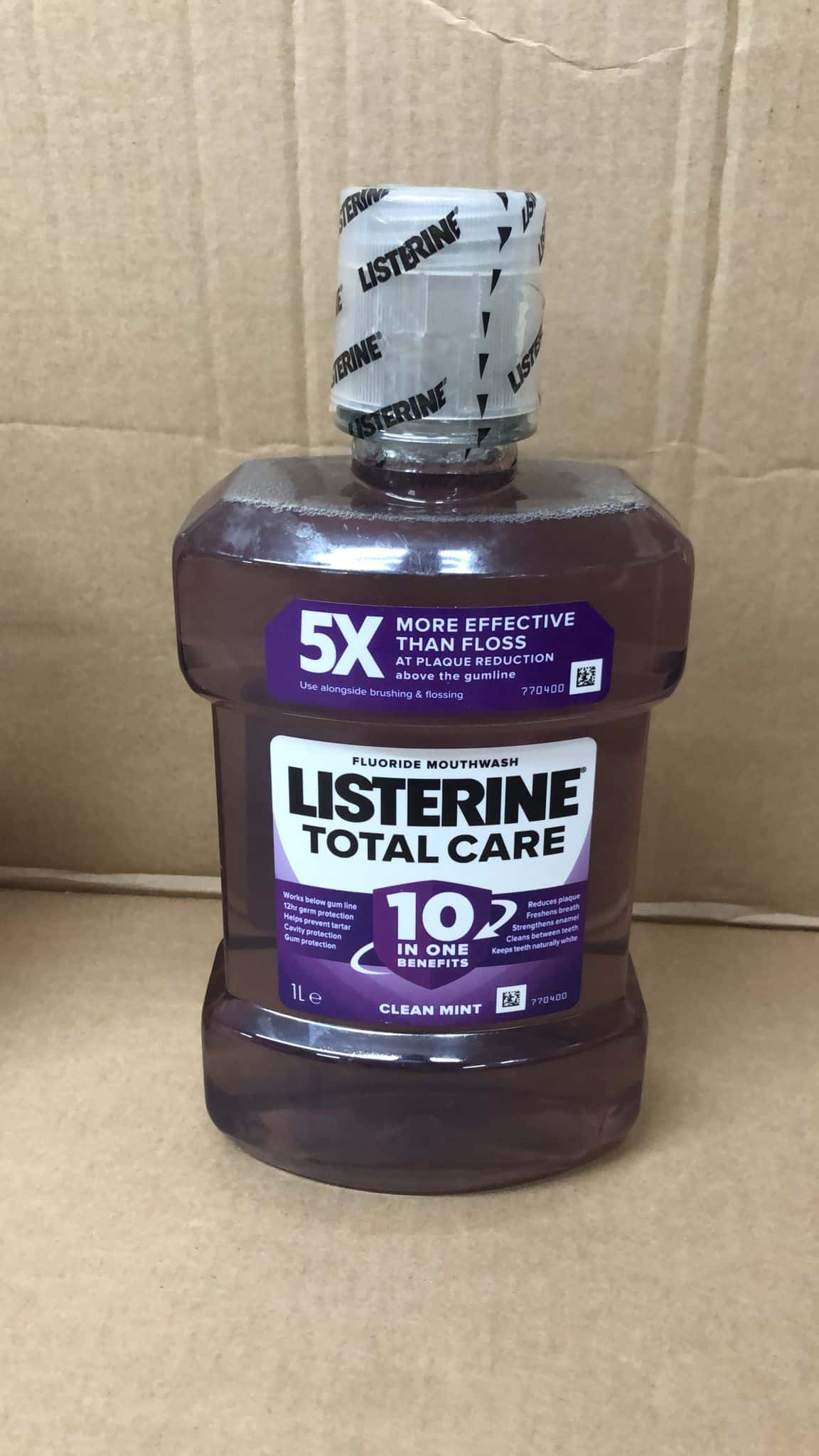 Listerine Total Care Mouthwash 1L-0101 - 3x (3 QTY)