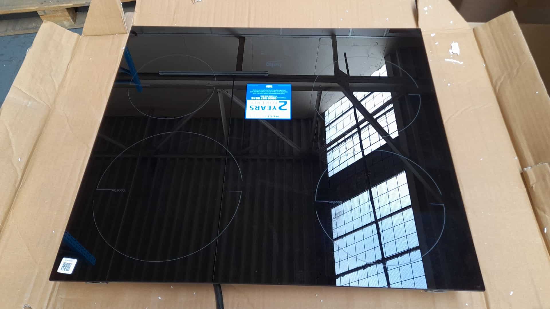 Beko Induction Hob,4 Zone Glass(W)580mm Black HQI 64400 MT 4215