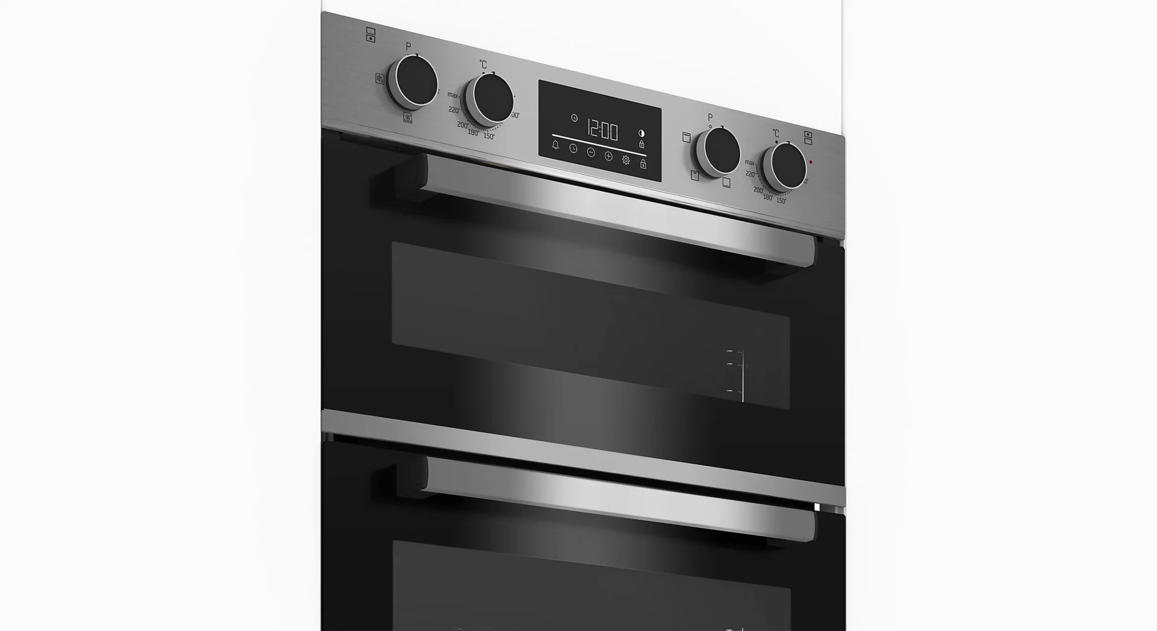 Beko-Double Oven-Stainless Steel-Built in-Back-BBDQF22300X-X-Display 0096