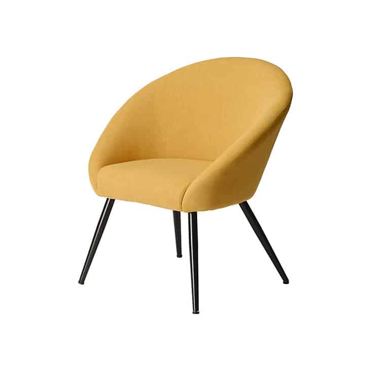 Colenso yellow Linen effect Relaxer chair (H)845mm (W)730mm (D)665mm-0534