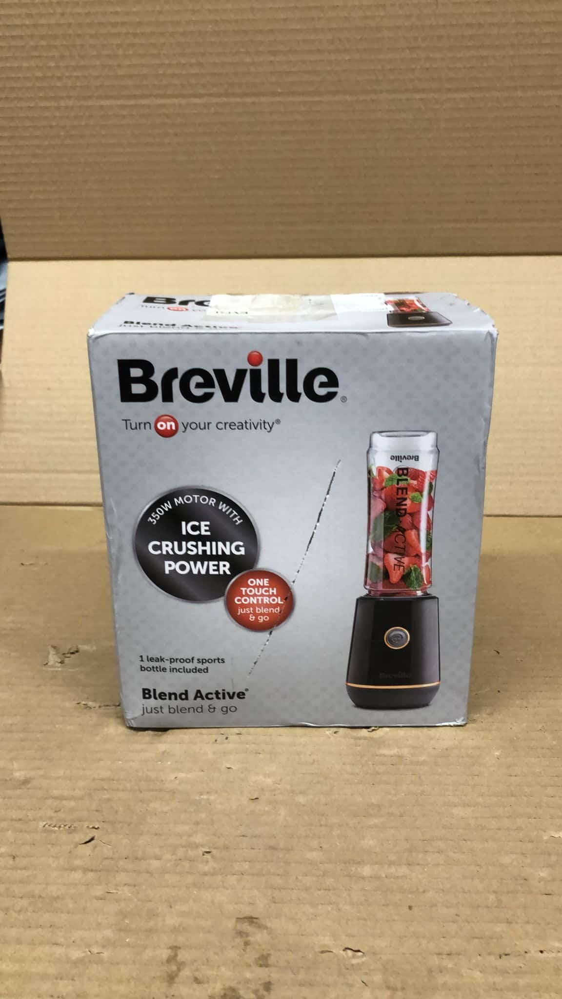 Breville Blend Active Personal Blender And Smoothie Maker– Black And Gold -4529