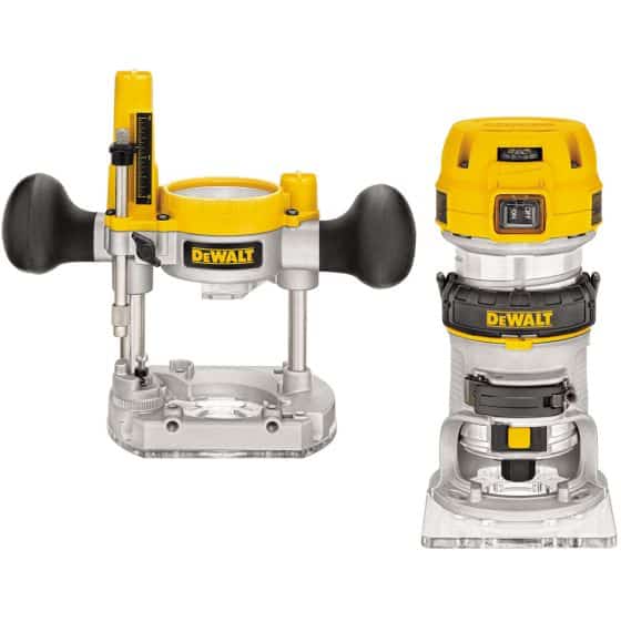 DeWalt D26204K-LX 110v 1/4in Premium Plunge and Fixed Base Combi Router 5774