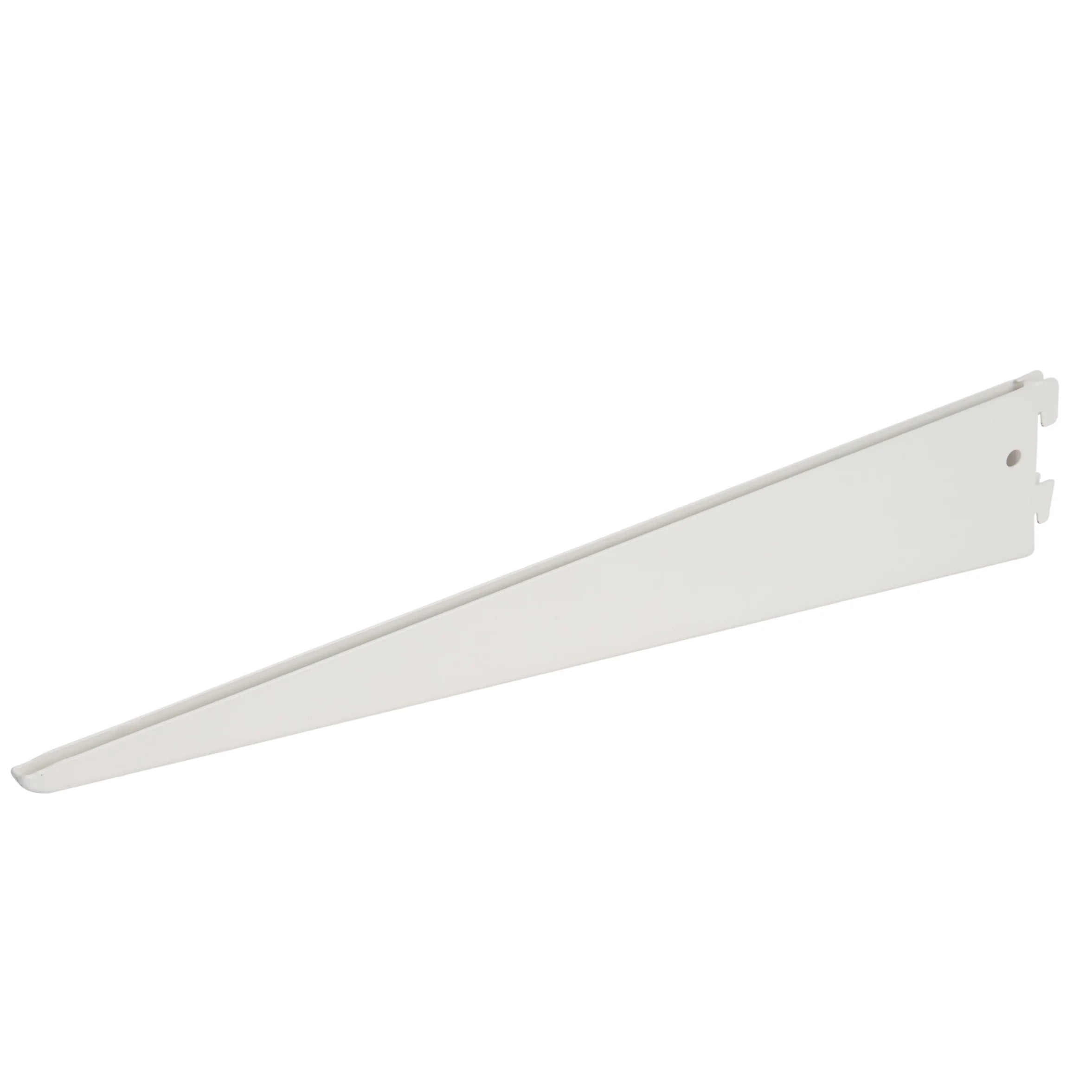 Form Twinny White Powder-coated Steel Twin slot bracket (H)67mm (L)382mm (D)382mm 6629