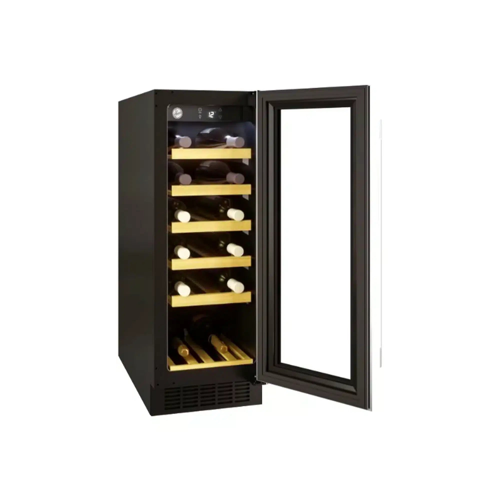 Hoover HWCB30UK/N Built-In Integrated 30cm Wine Cooler Black-3991