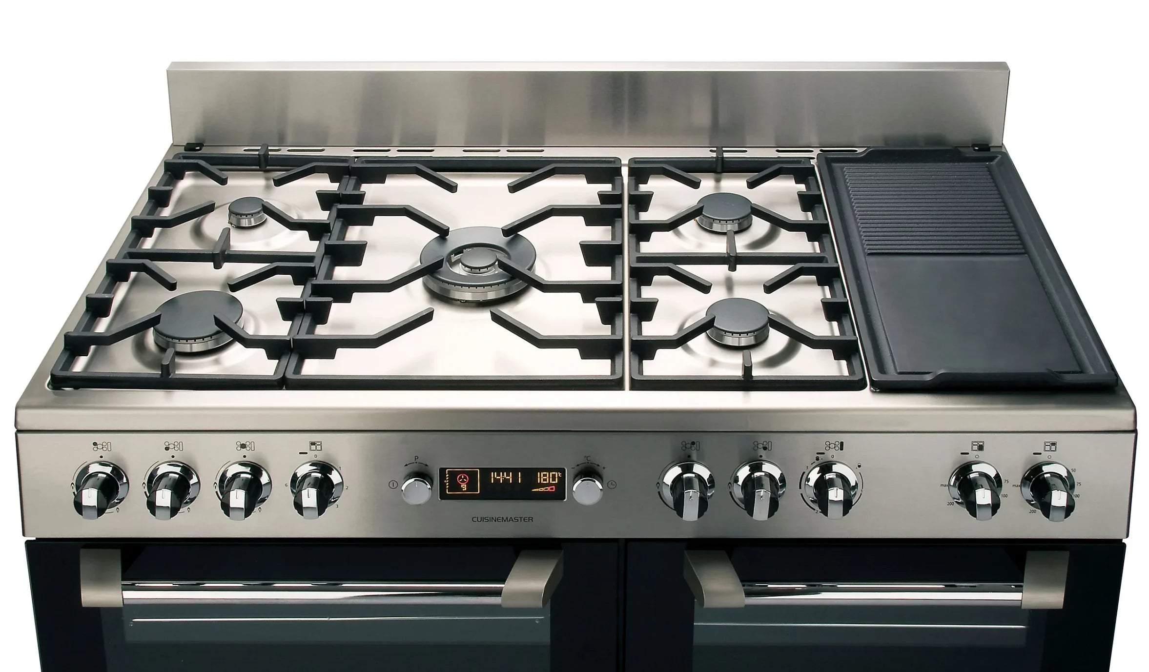 Leisure Cooker With Gas Hob- Freestanding Silver CS110F722X 0689 ...