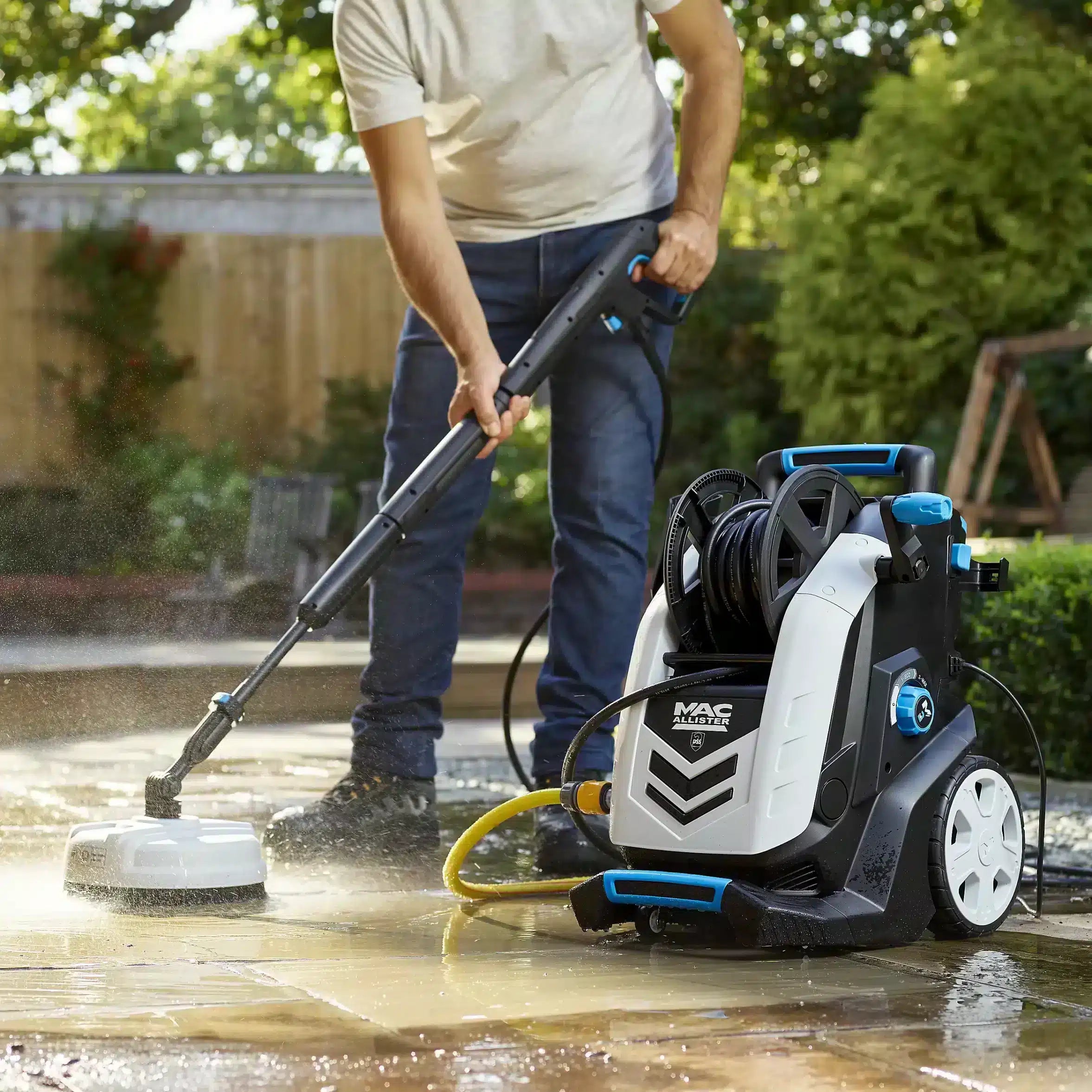 Mac Allister Corded Pressure Washer & Patio Cleaner 2.2kW MPWP2200 - 4065