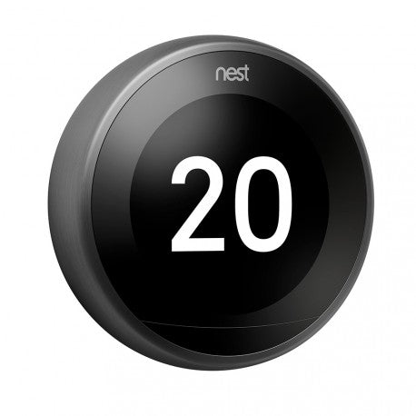 GOOGLE NEST - Google Nest Learning Thermostat 3rd generation Black-S4. 1149